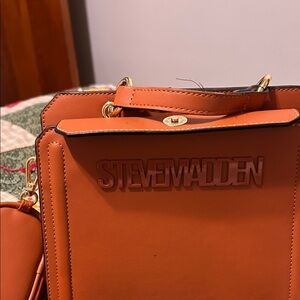 Steve Madden Bold Orange Bevelyn crossbody